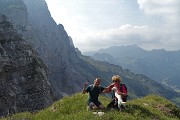 82 Alla Forcola di Valmora (1994 m) vista sul percorso fatto